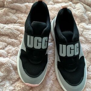 Ladies, UGG sneaker size 8, gently worn, slight wear on bottom